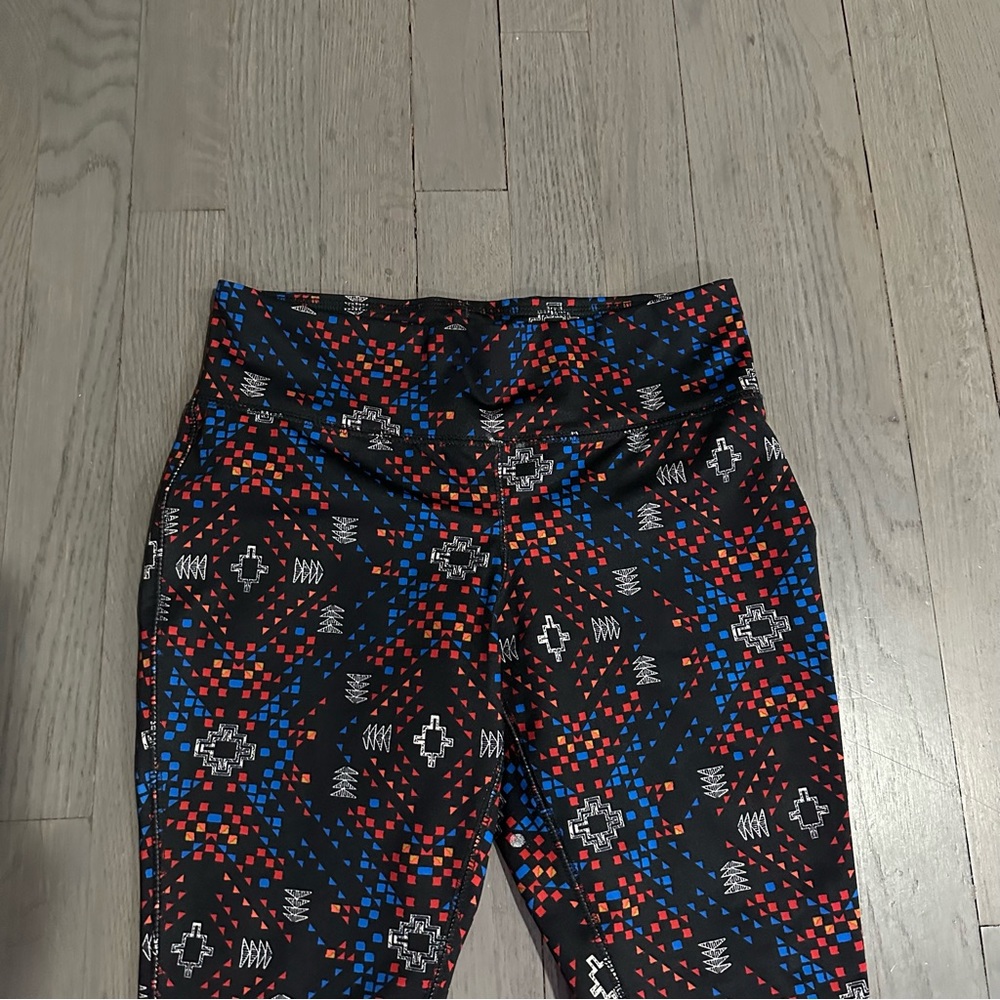 Mossimo Supply Co XS Printed Athletic Active Athleisure Leggings - Picture 2 of 7